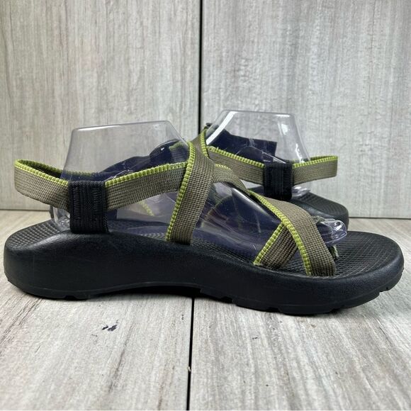 Chaco Z/Cloud Z1 Classic Green and Black Sandals Trail Hiking Shoe Mens Size 11 - Picture 2 of 10